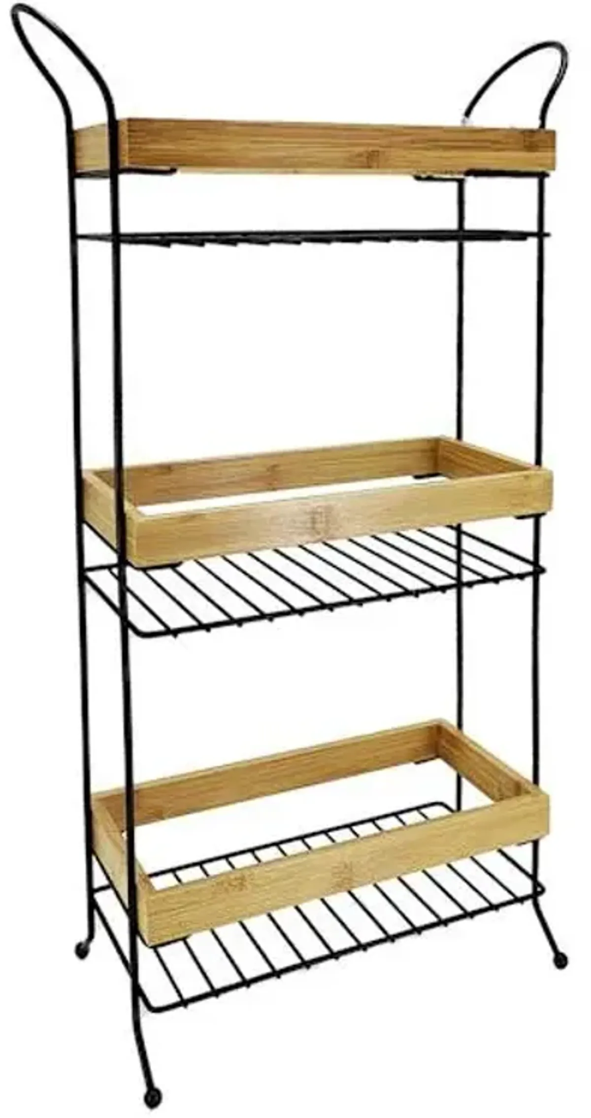 Black Bamboo Spa Rack