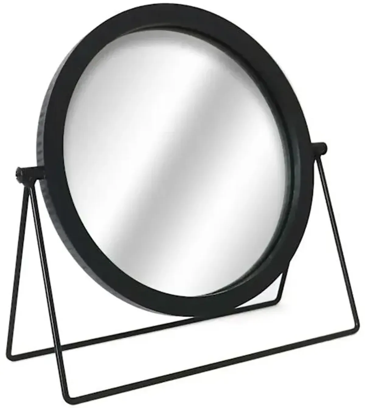 Black Tabletop Mirror, 8.5"