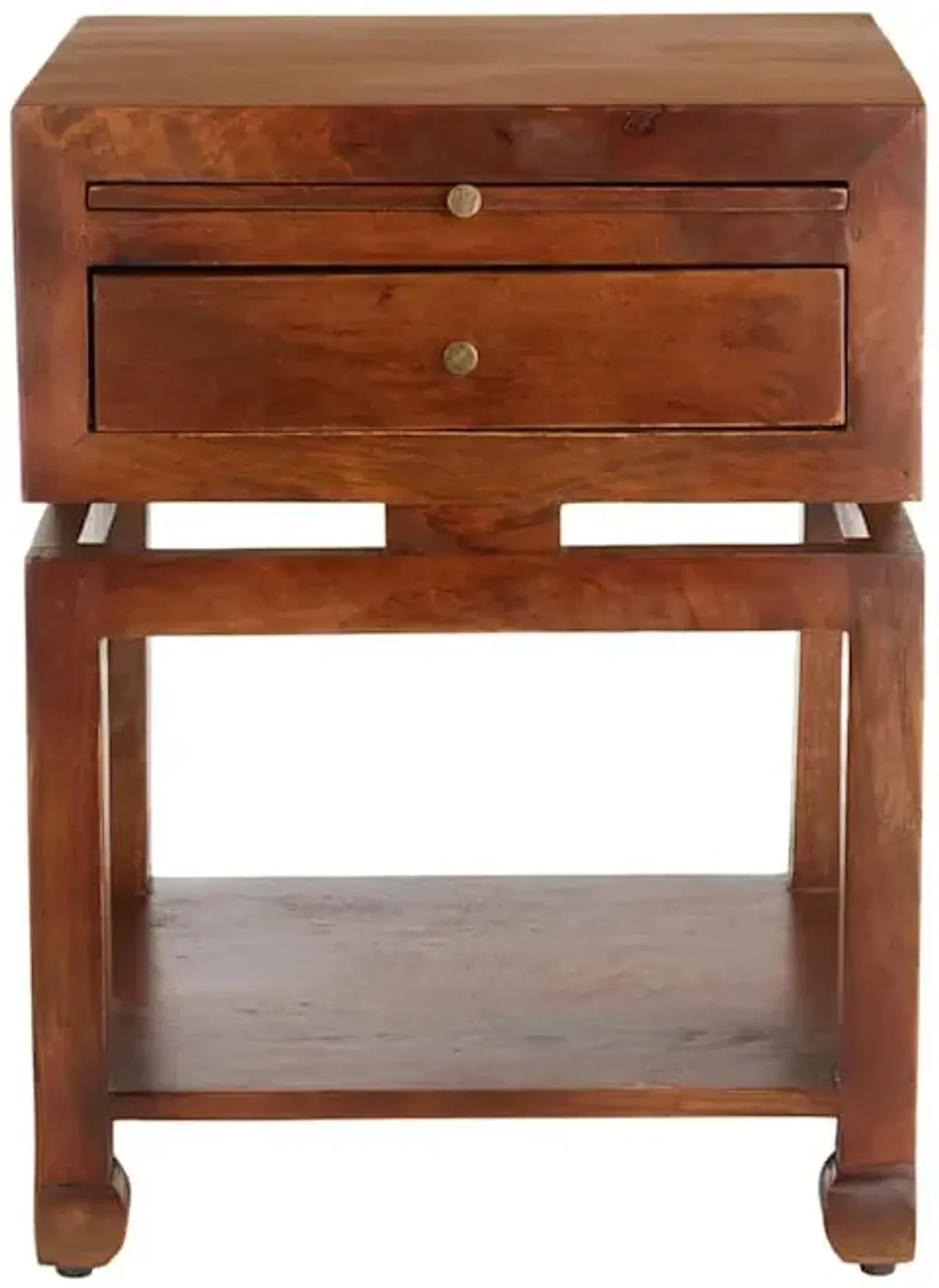 Found & Fable Maddison Brown Accent Table