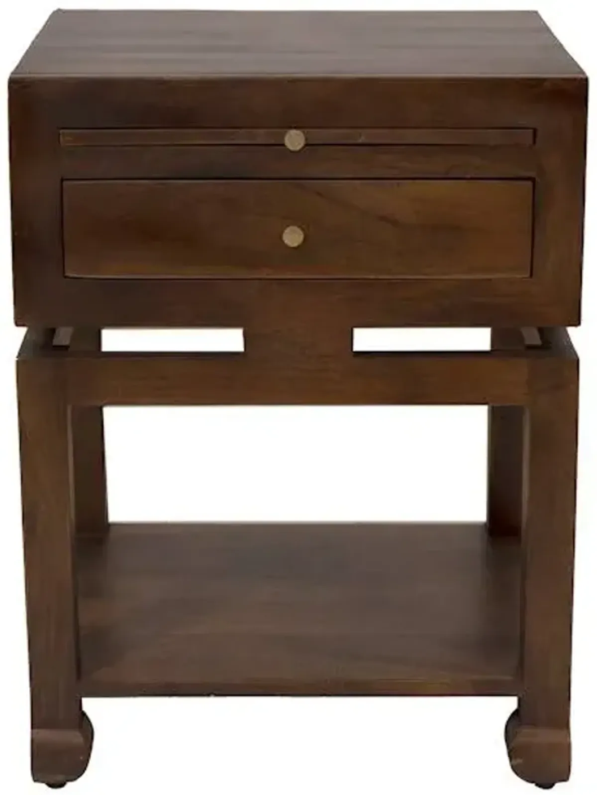 Found & Fable Maddison Brown Accent Table