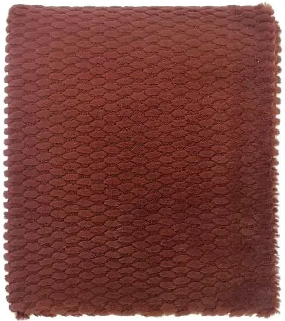 Crosby St. Brown Faux Fur Throw Blanket, 50x60