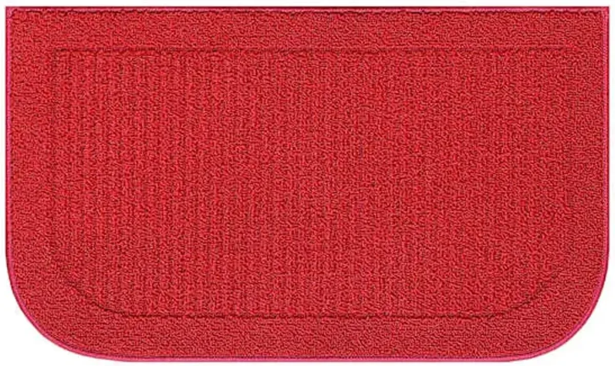 Stella Red Washable Kitchen Mat, 24x40