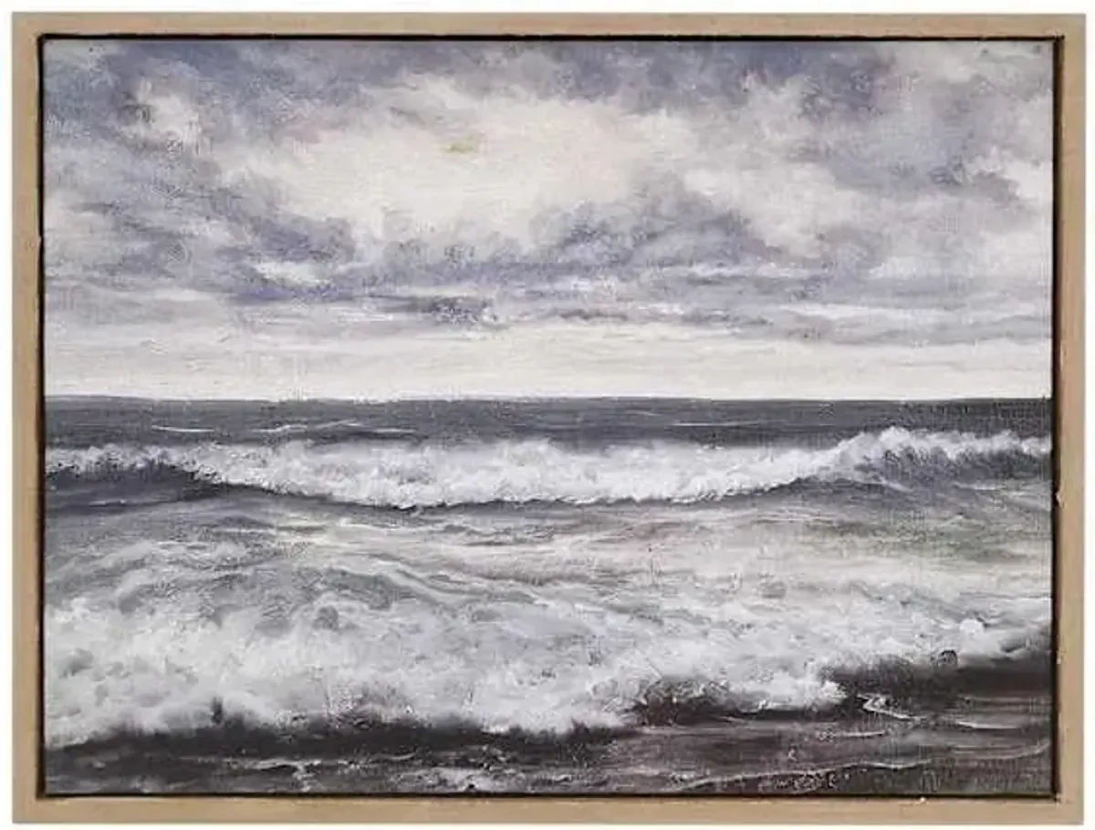 Ty Pennington Shore Canvas Wall Art, 10x8