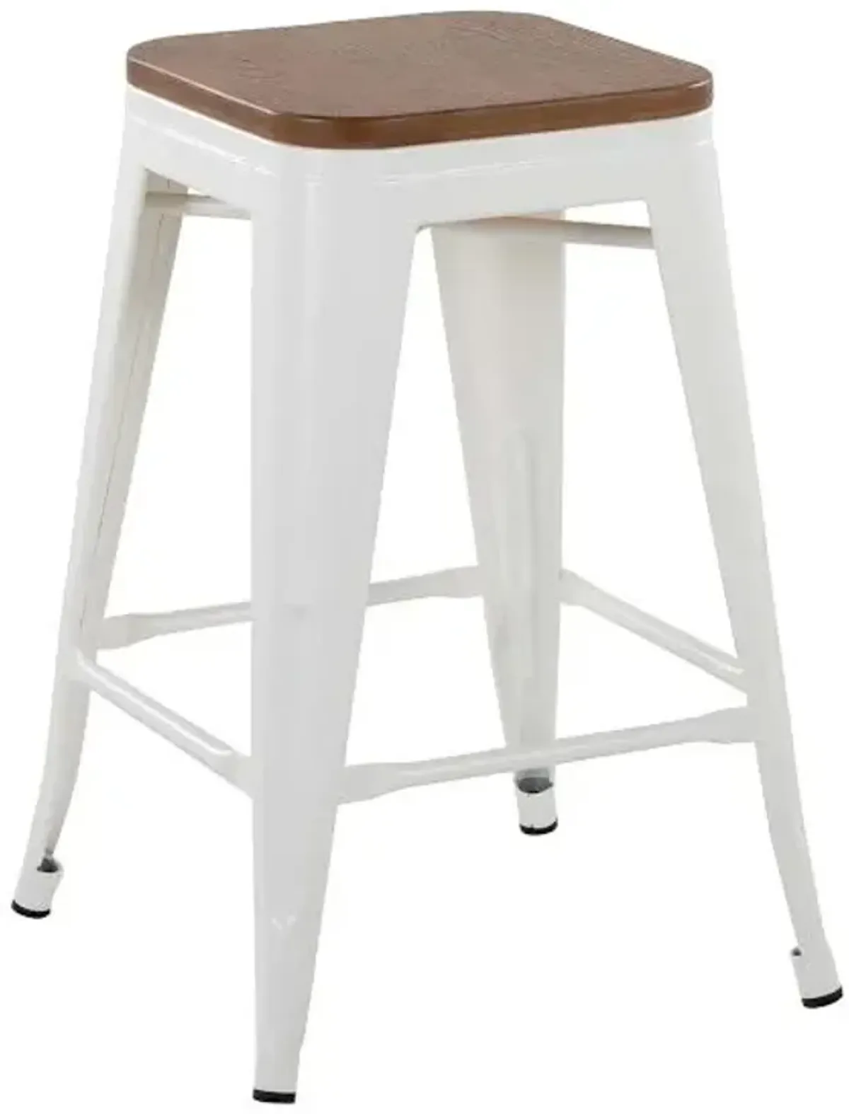 Honeybloom Westfield Counter Stool, White