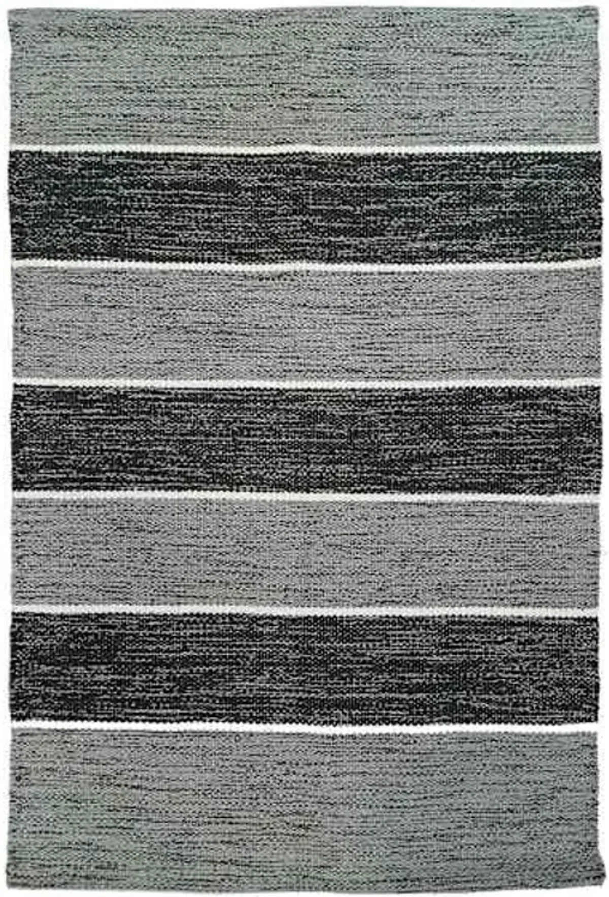 Charcoal Multi Stripe Accent Rug, 2x3