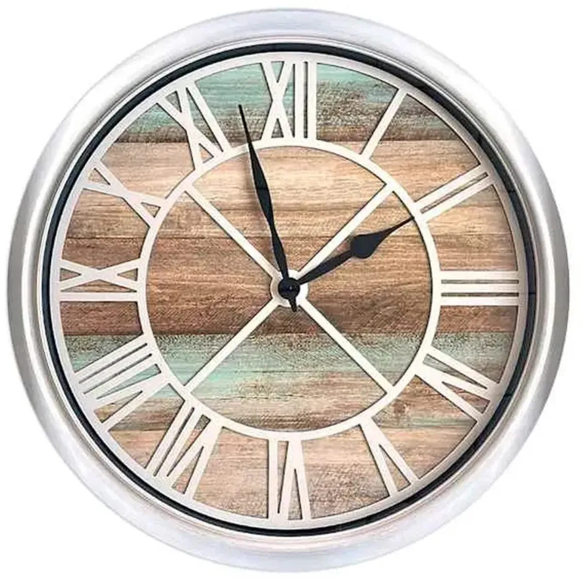 Natural Round Wall Clock, 30"