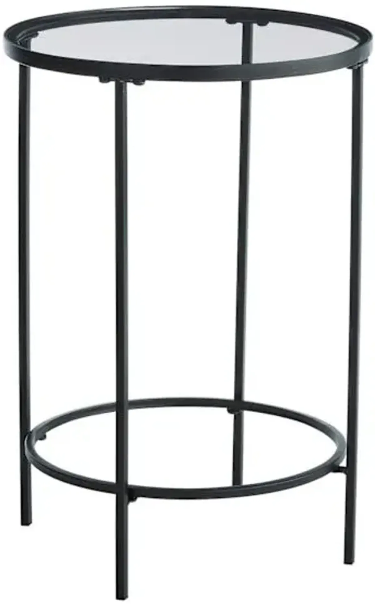 Ross Metal Accent Table, Black