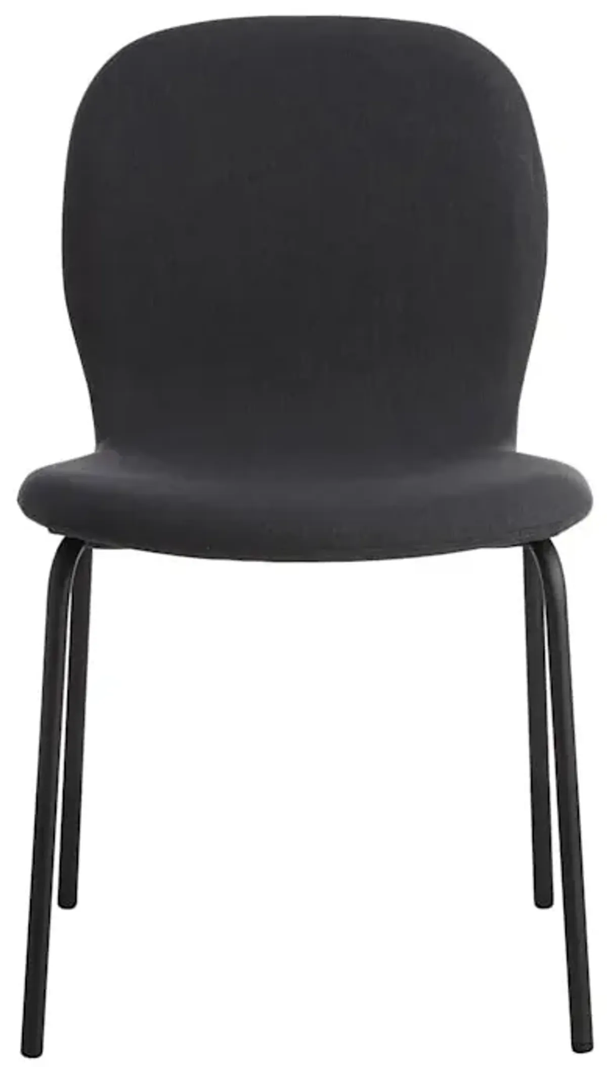 Preston Stackable Dining Chair, Charcoal Grey