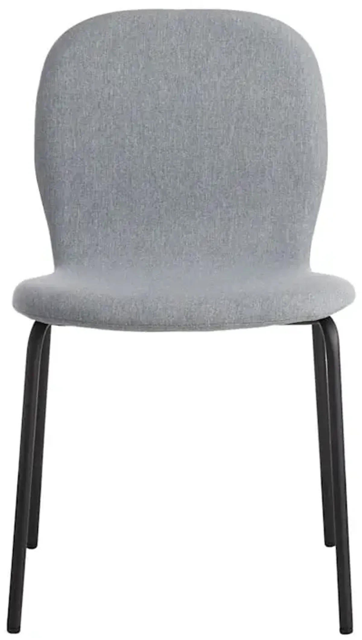 Preston Stackable Dining Chair, Light Grey