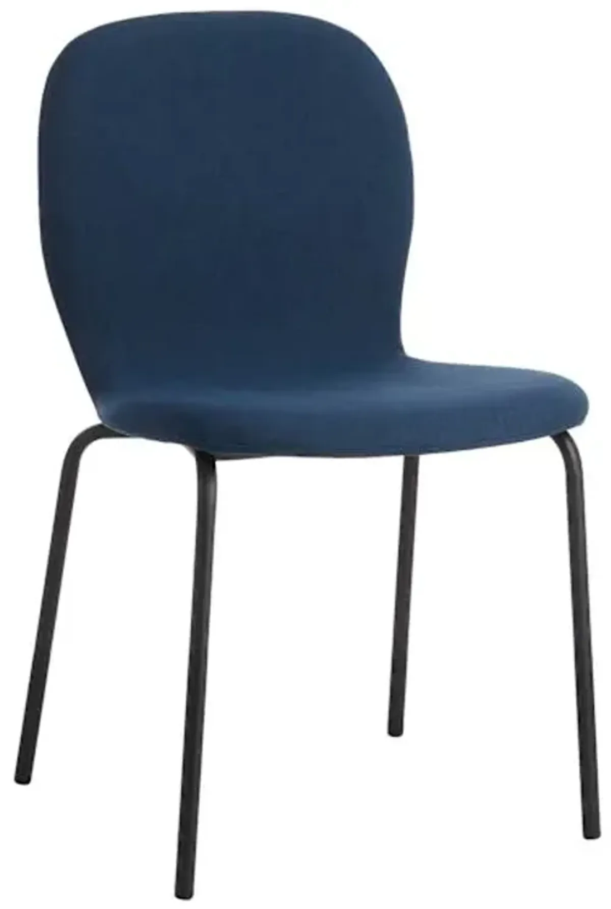 Preston Stackable Dining Chair, Navy Blue