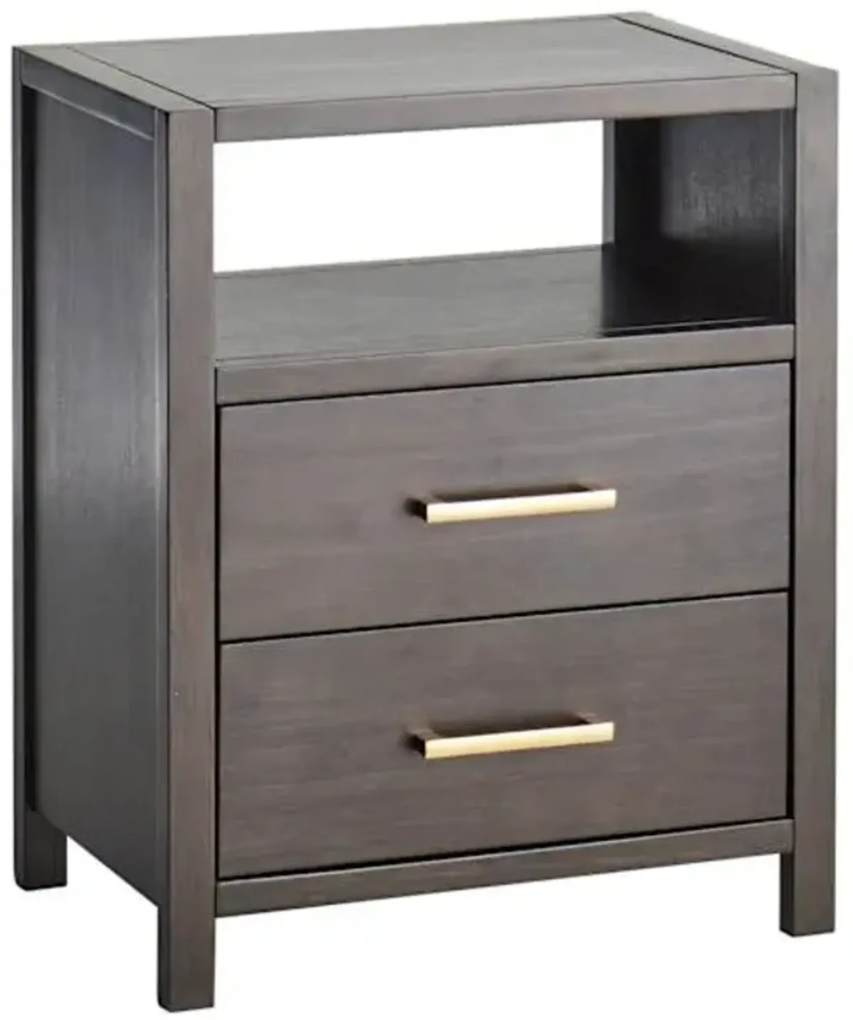Crosby St. Rue Wooden Nightstand, Espresso