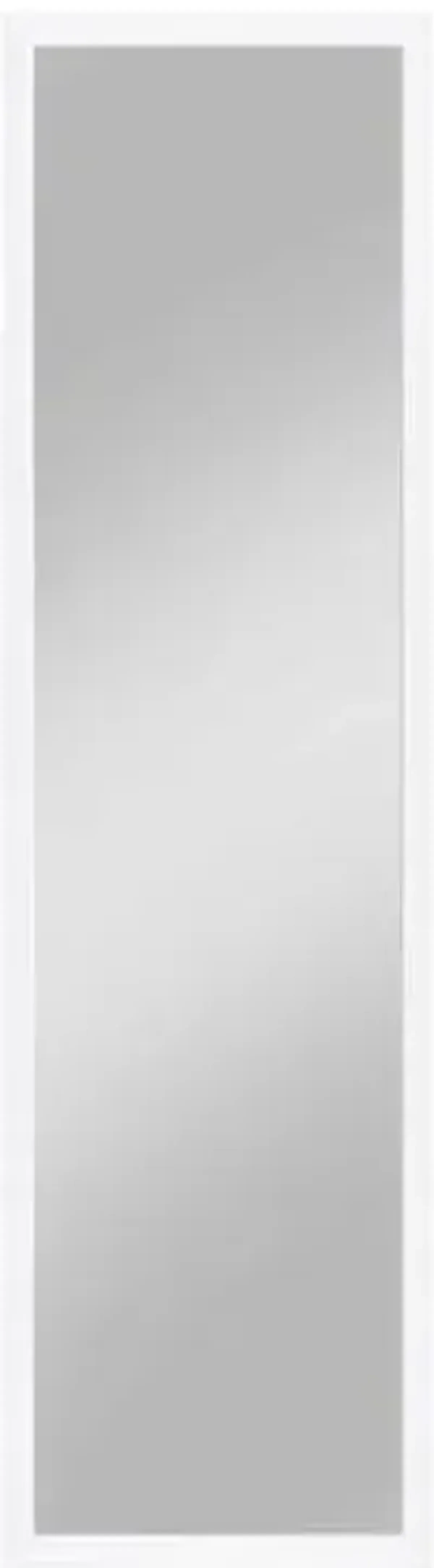 White Basic Leaner Mirror, 14x50