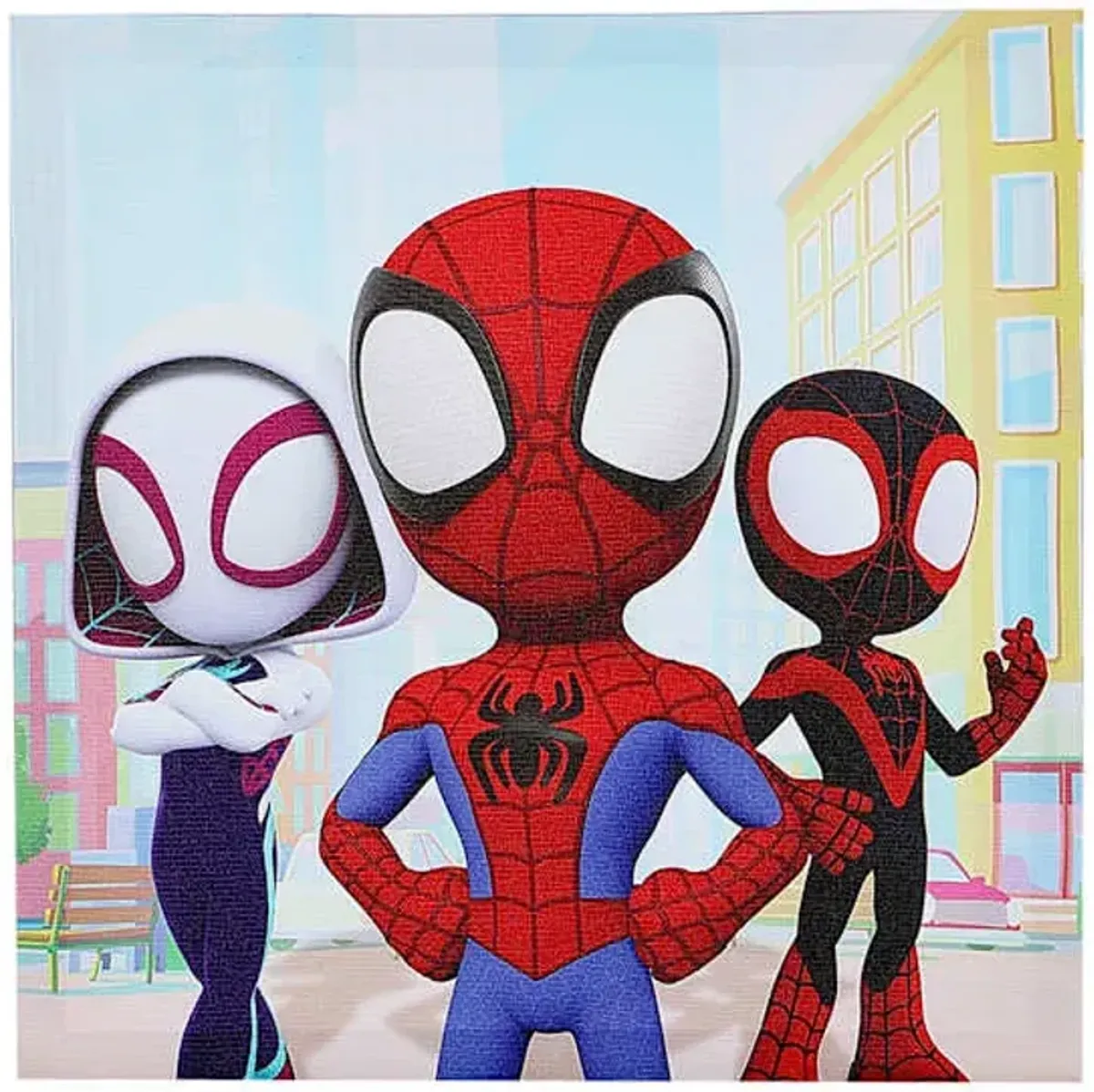 Spidey & Friends Canvas Wall Art, 12"