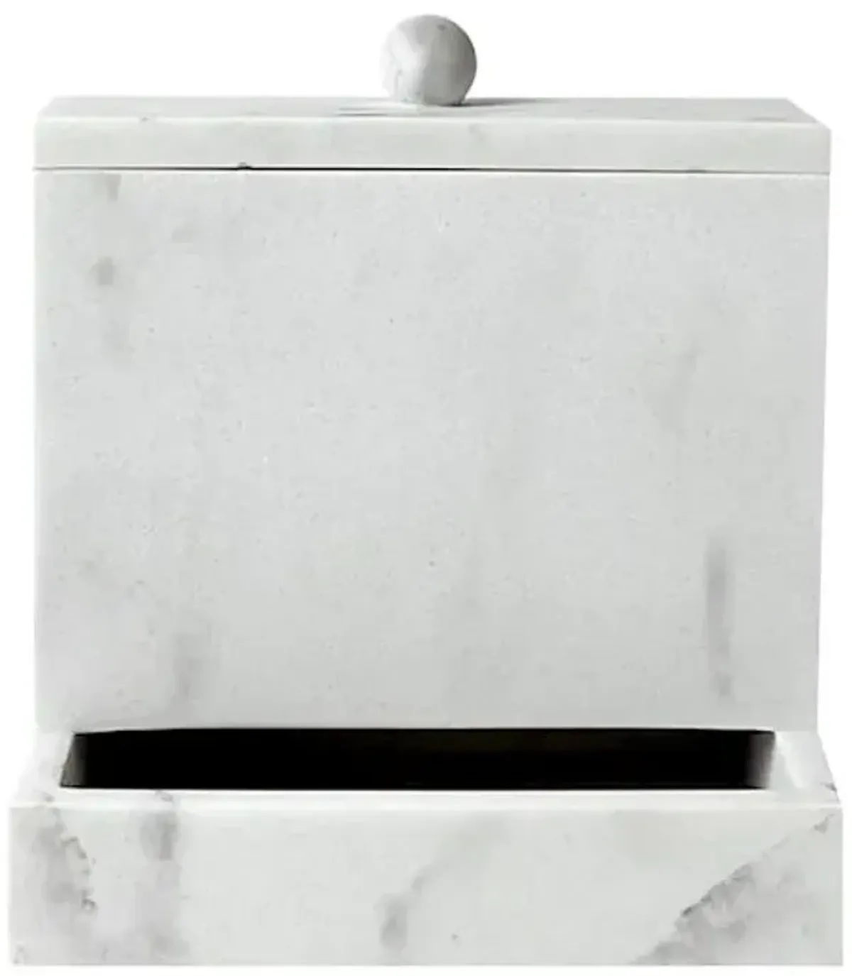 Marble Resin Q-Tip Box