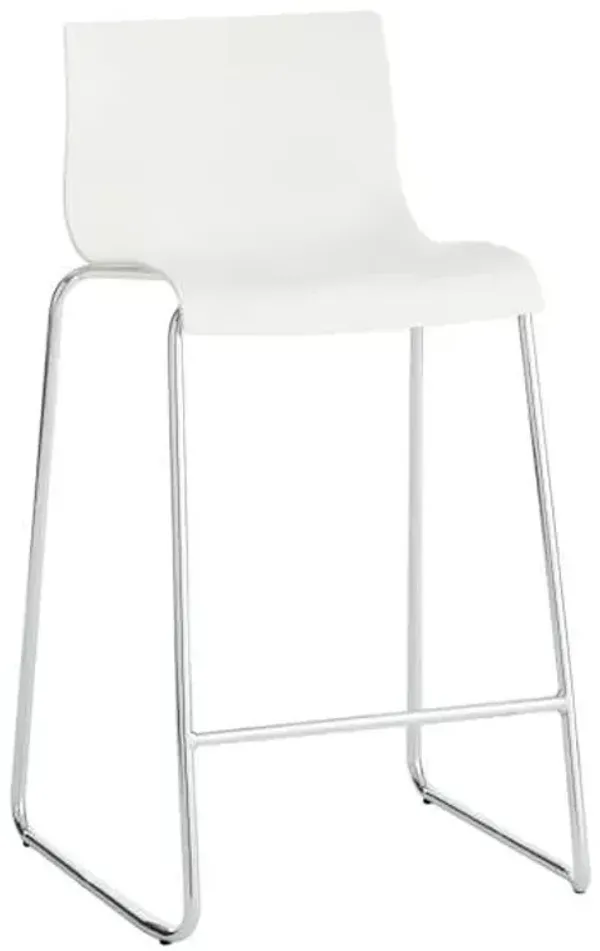 Dario Counter Stool, White