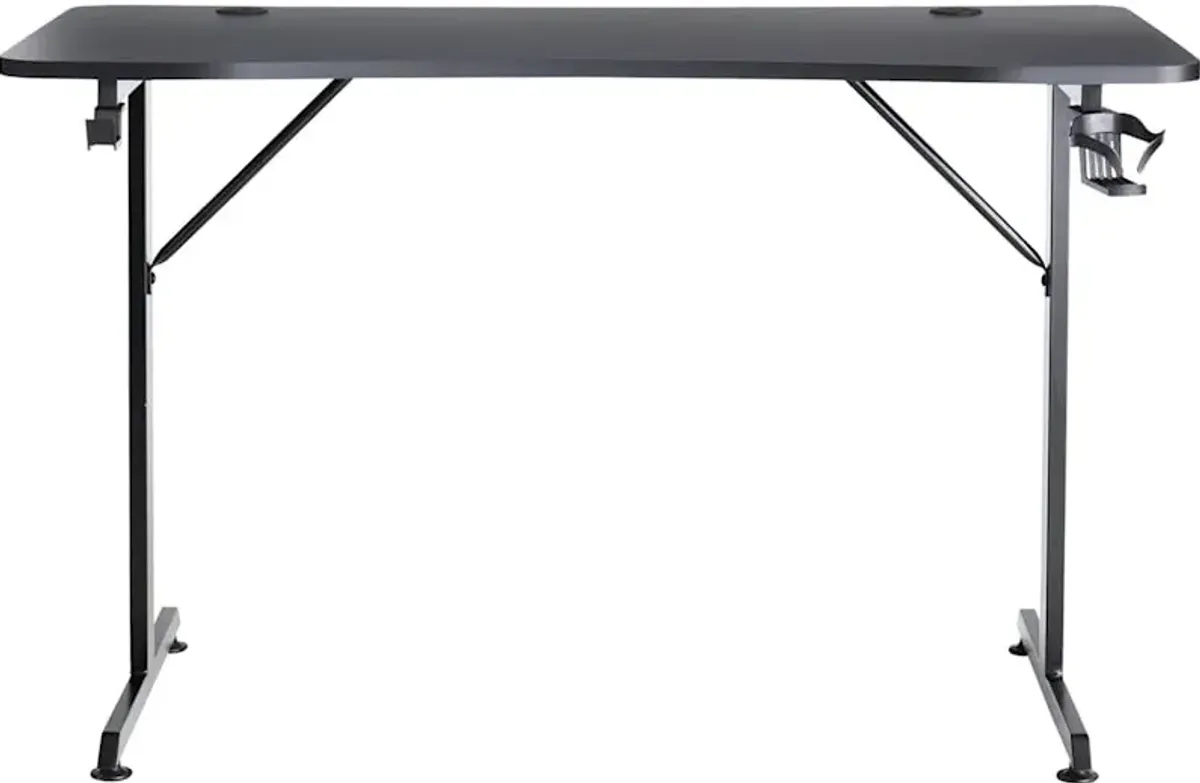 Talon Metal Gaming Desk, Black