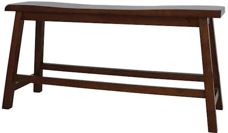 Saddle Bench, Walnut