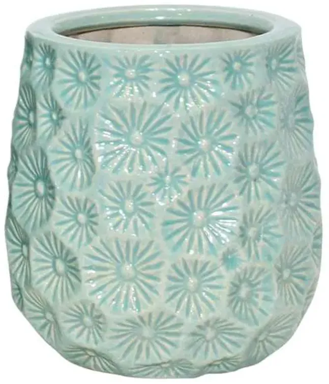 Indoor Blue Indra Ceramic Planter, Small