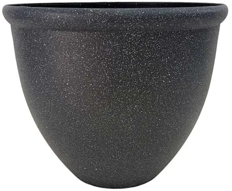 Black Sanded Outdoor Planter, Small