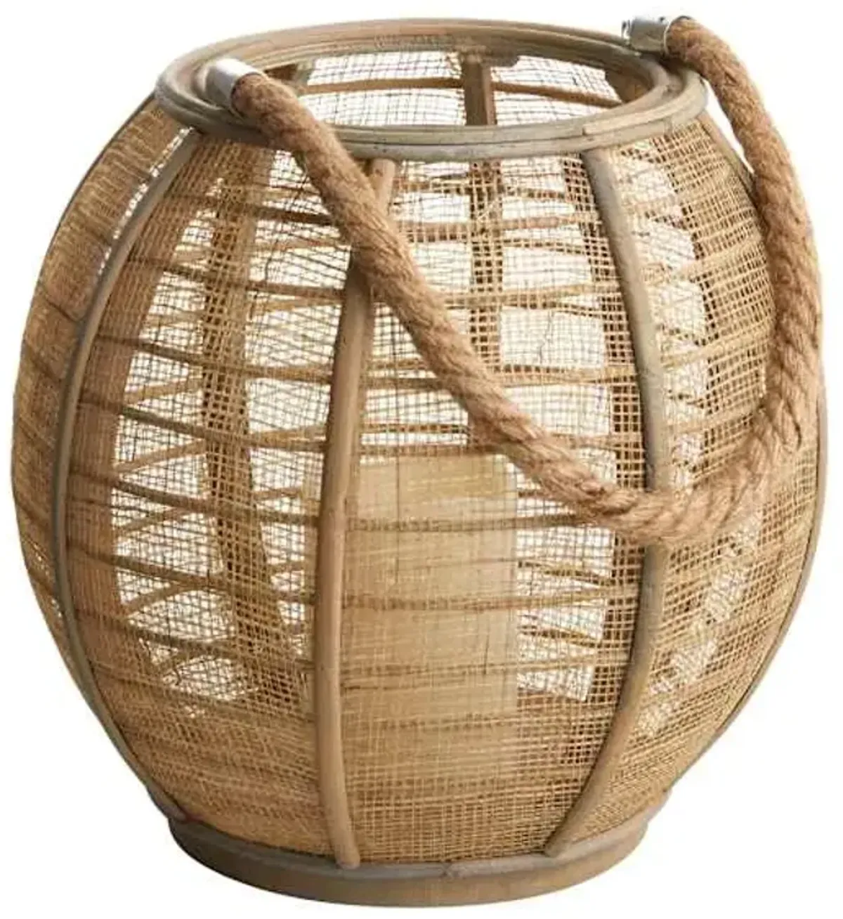 Honeybloom Wood Outdoor LED Lantern, Medium