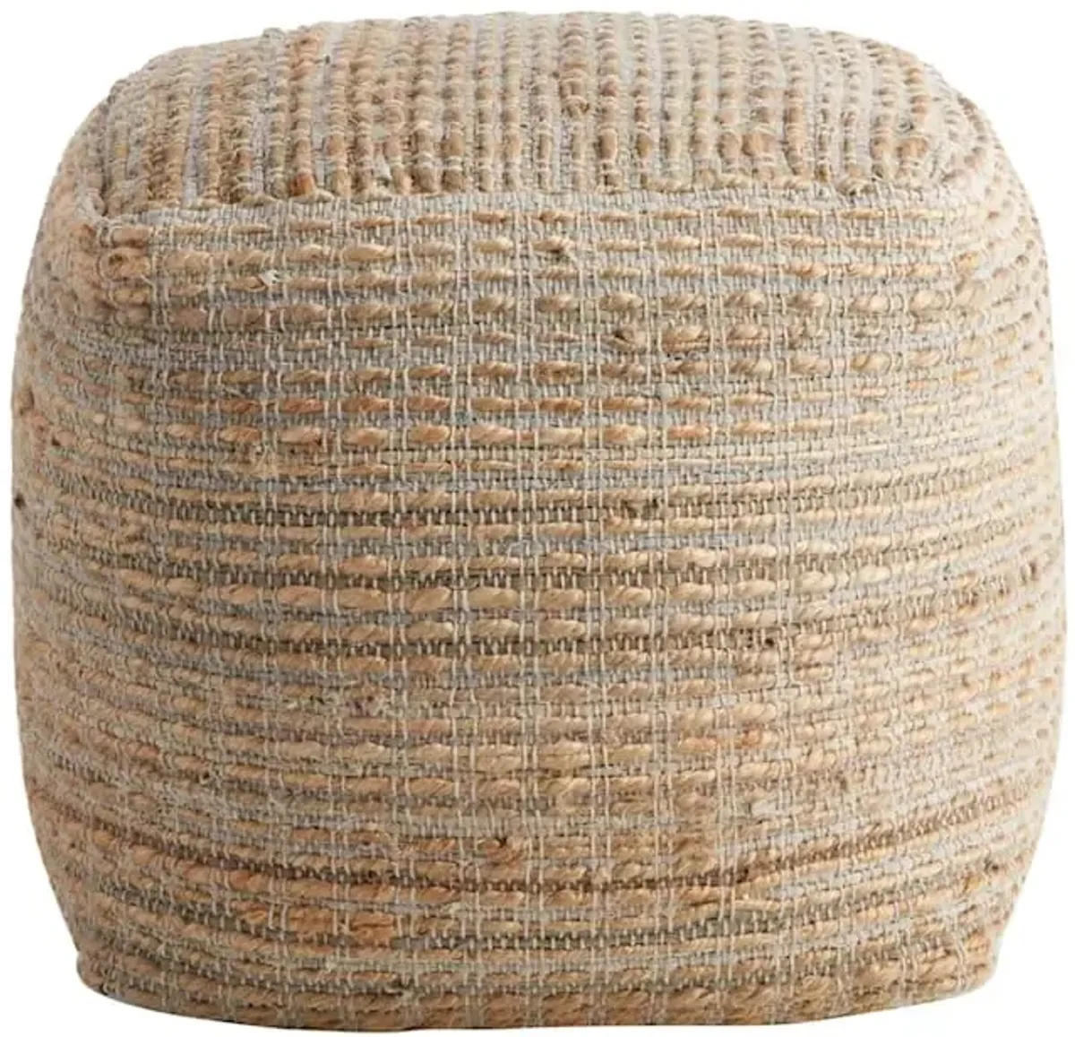 Honeybloom Conley Pouf, Tan
