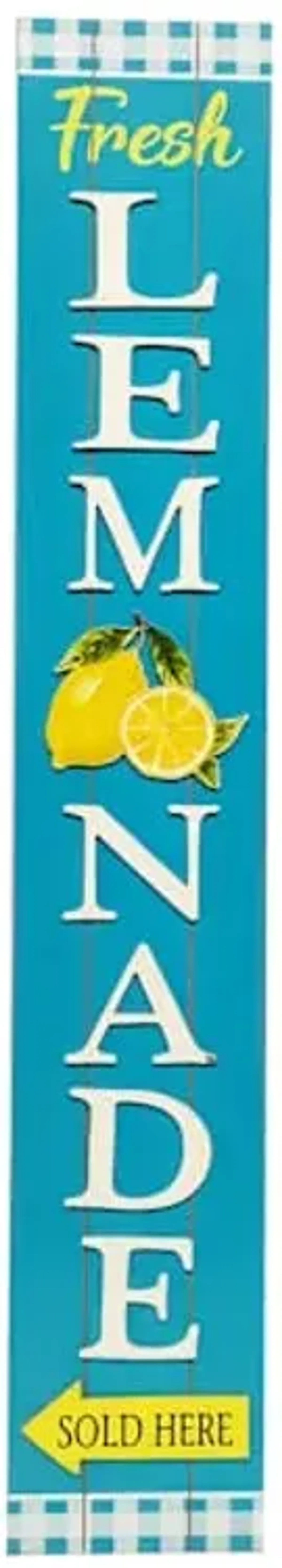 Lemonade Outdoor Porch Leaner Sign