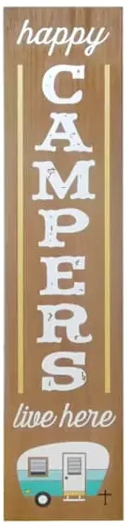 Happy Camper Outdoor Porch Leaner Sign