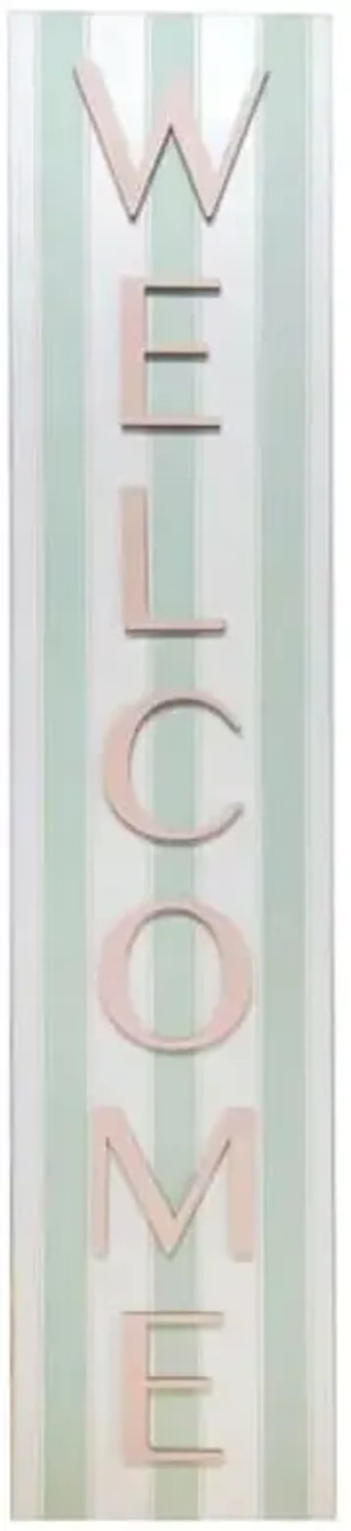 Welcome Outdoor Porch Leaner Sign