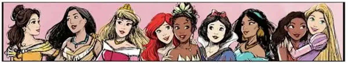 Disney Princess Wall Art, 36x6