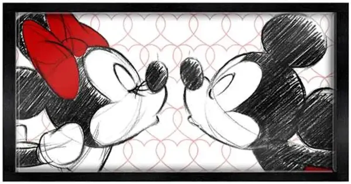 Mickey & Minnie Mouse Wall Art, 18x10
