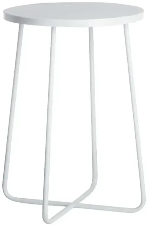 Levi Accent Table, White