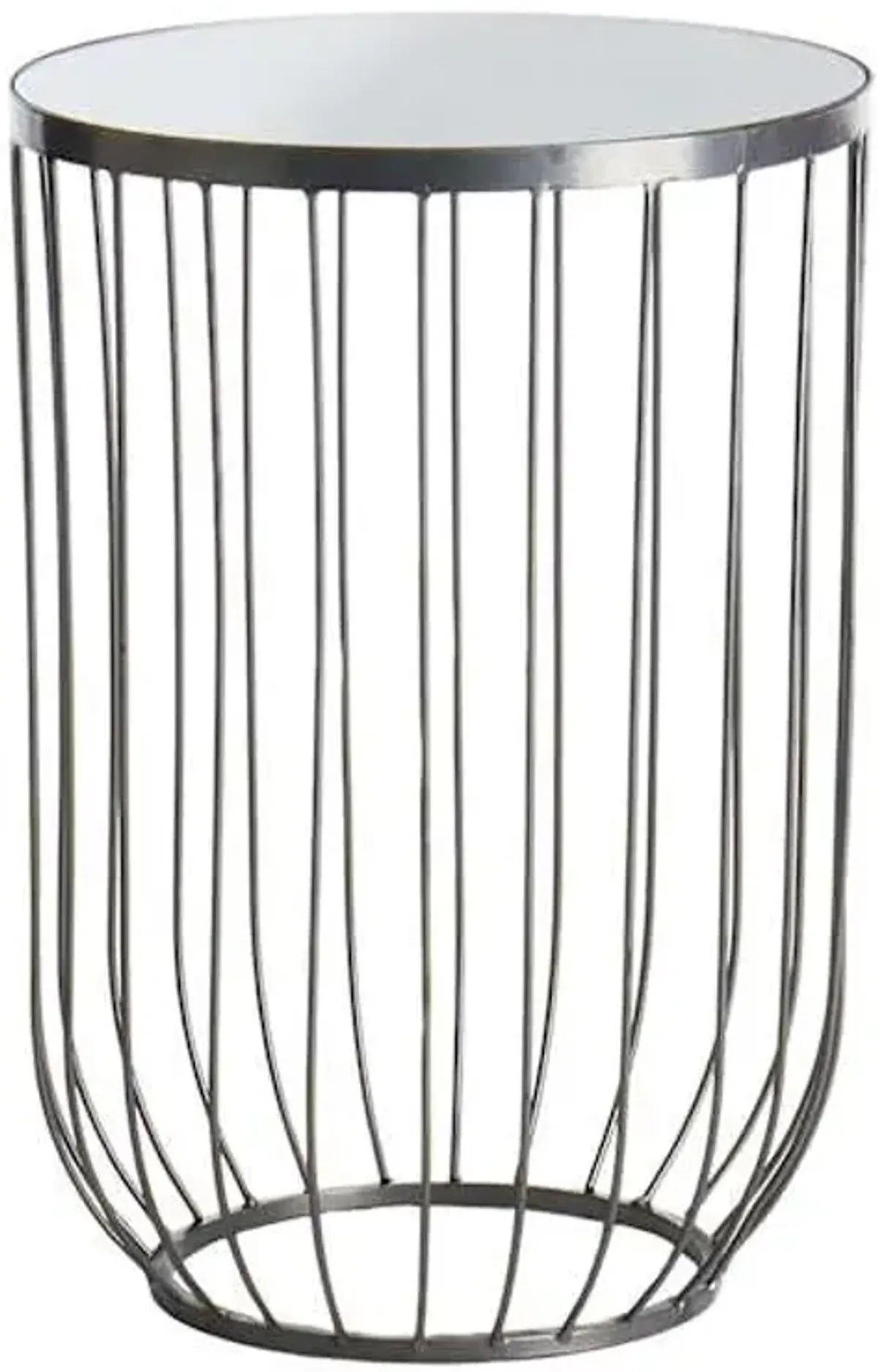 Lexi Accent Table, Nickel