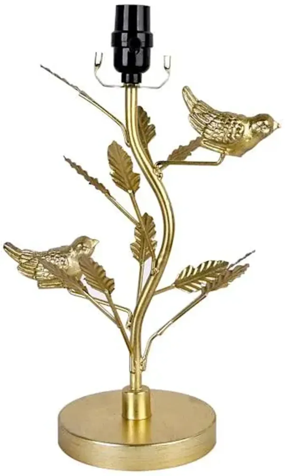 Providence Brushed Brass Metal Bird Small Lamp Base, 16"