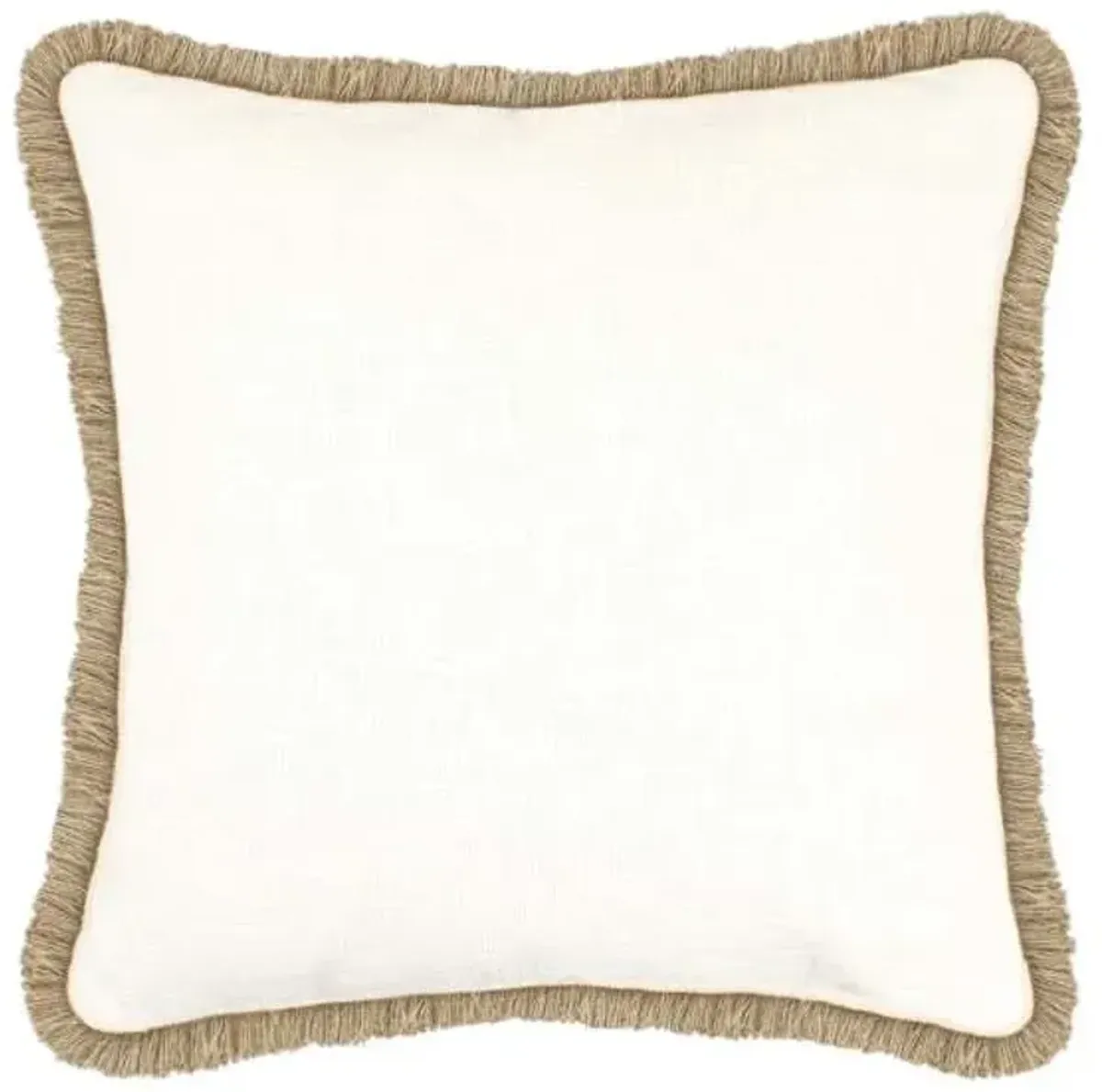 Tracey Boyd White Textured Throw Pillow, 18"