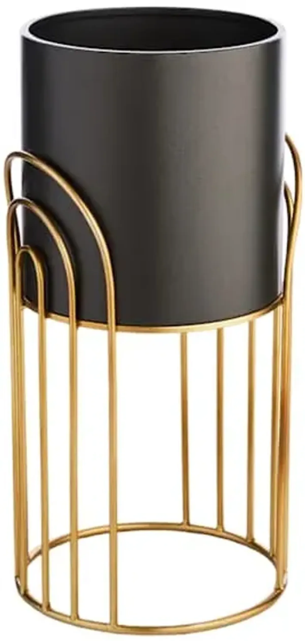 Crosby St. Black & Bronze Planter Stand, Small