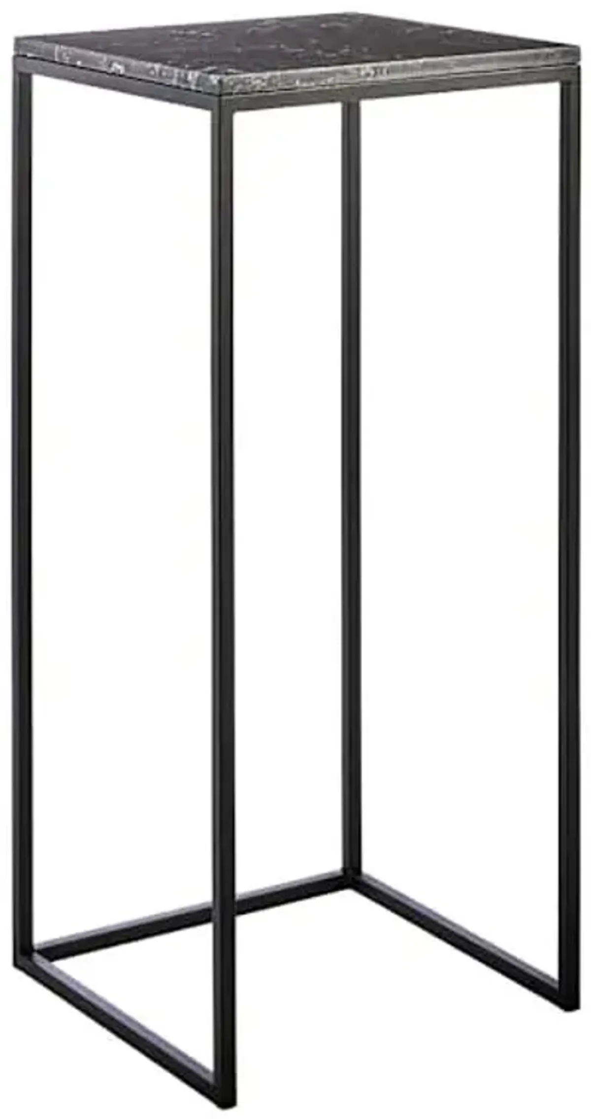 Metal & Marble Plant Stand, Medium