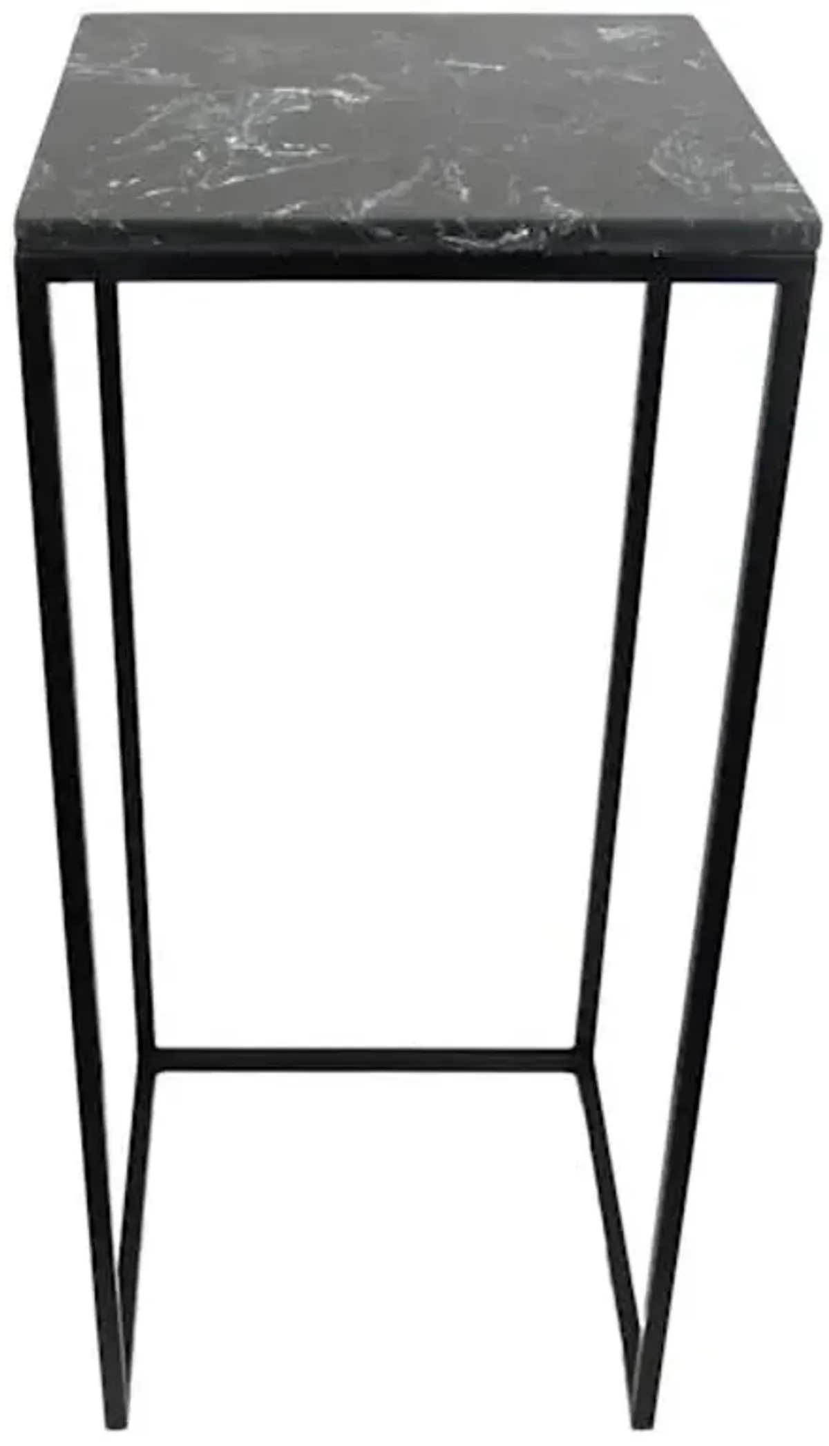 Metal & Marble Plant Stand, Small