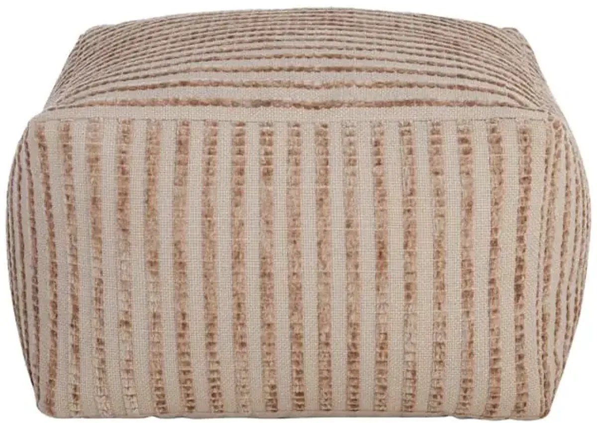 Bubble Dot Pouf, Sand