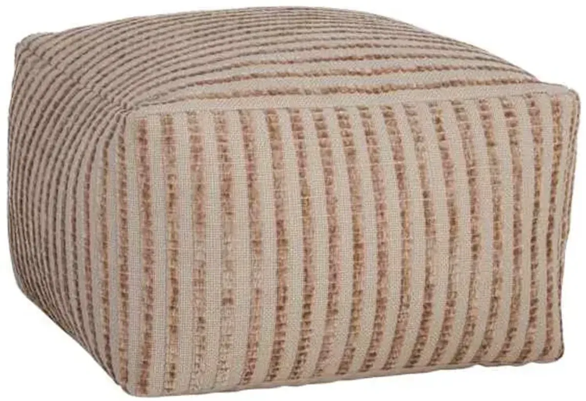 Bubble Dot Pouf, Sand