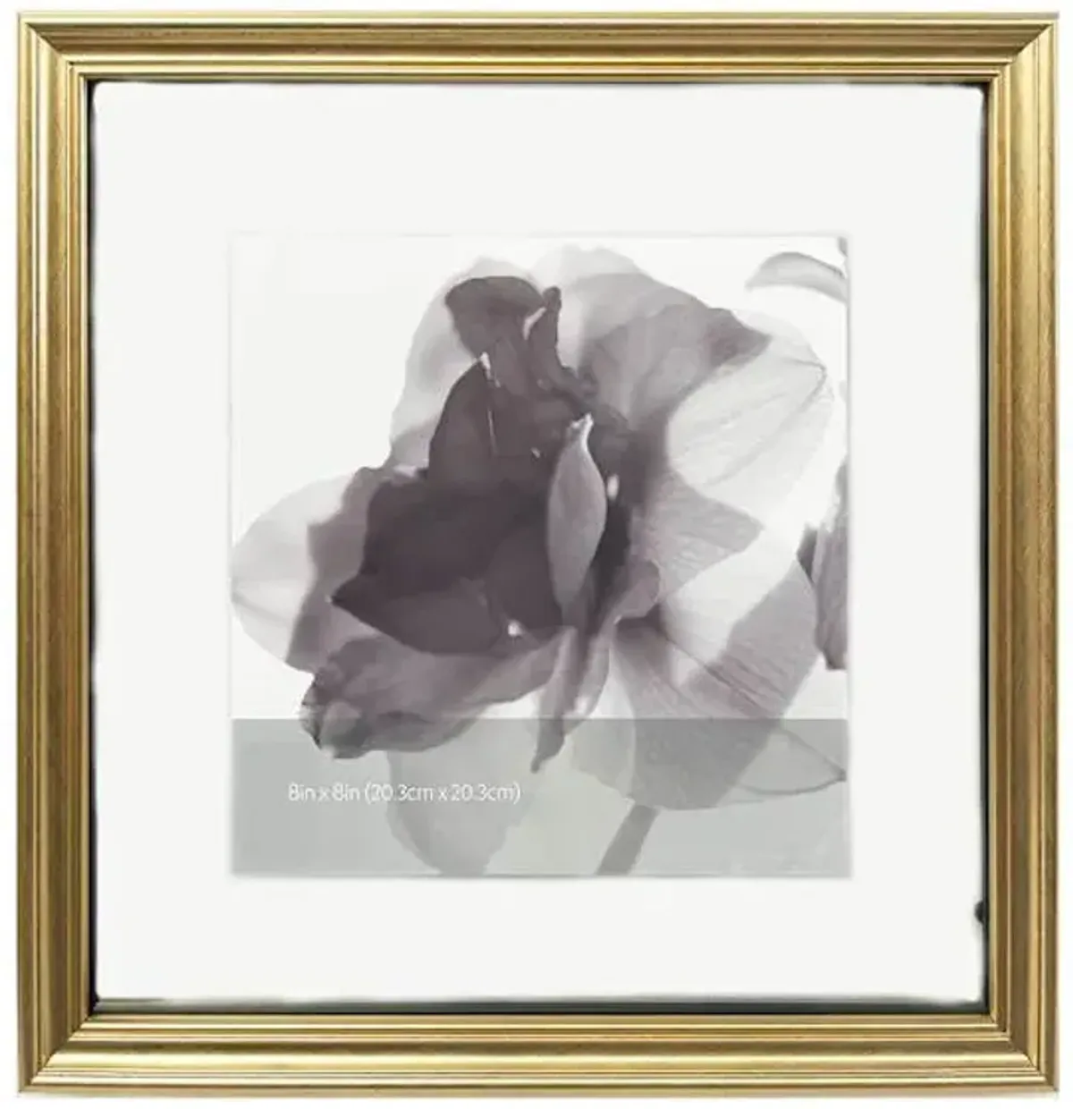 Gold Ornate Floating Wall Frame, 12"