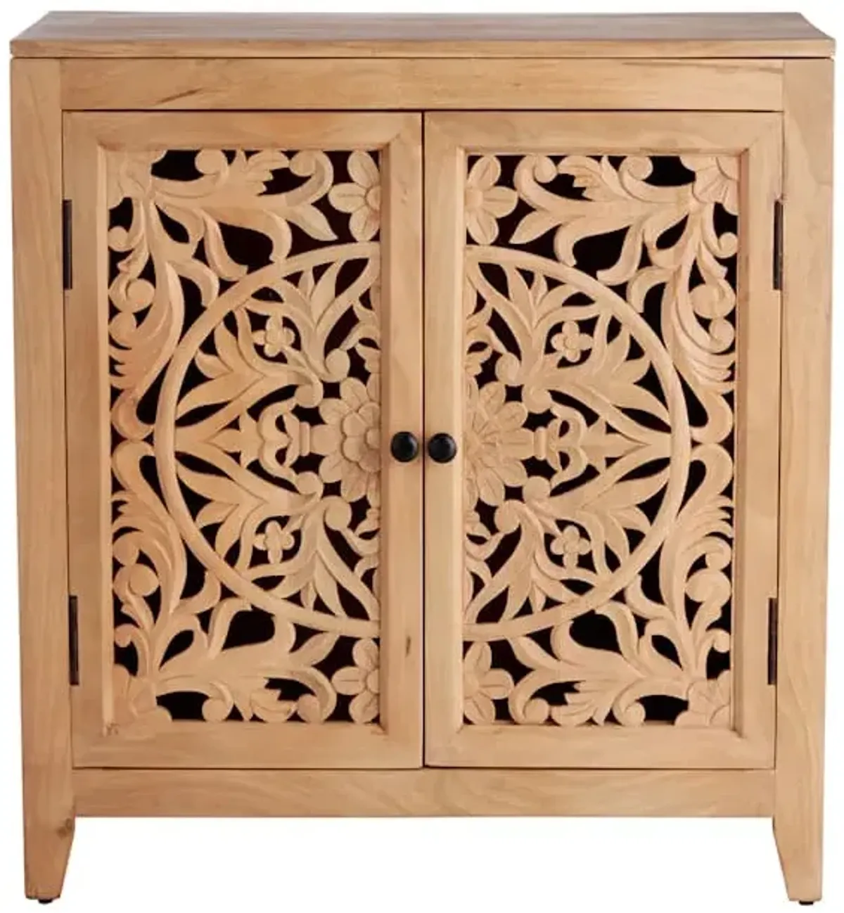 Found & Fable Rae Cabinet with Natural Mango Wood Finish