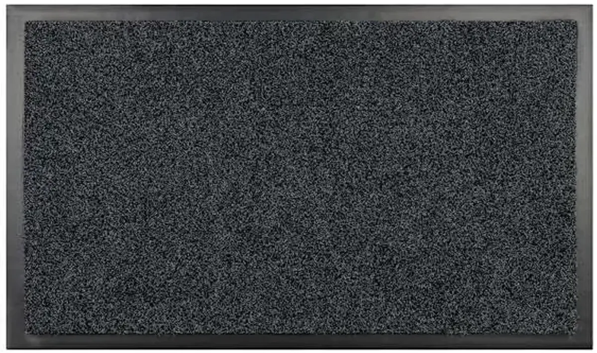 Grey Grizzly Grass Walk-Off Mat, 18x30