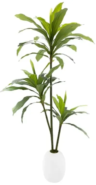 Ty Pennington Floor Greenery with White Ceramic Pot, 52"