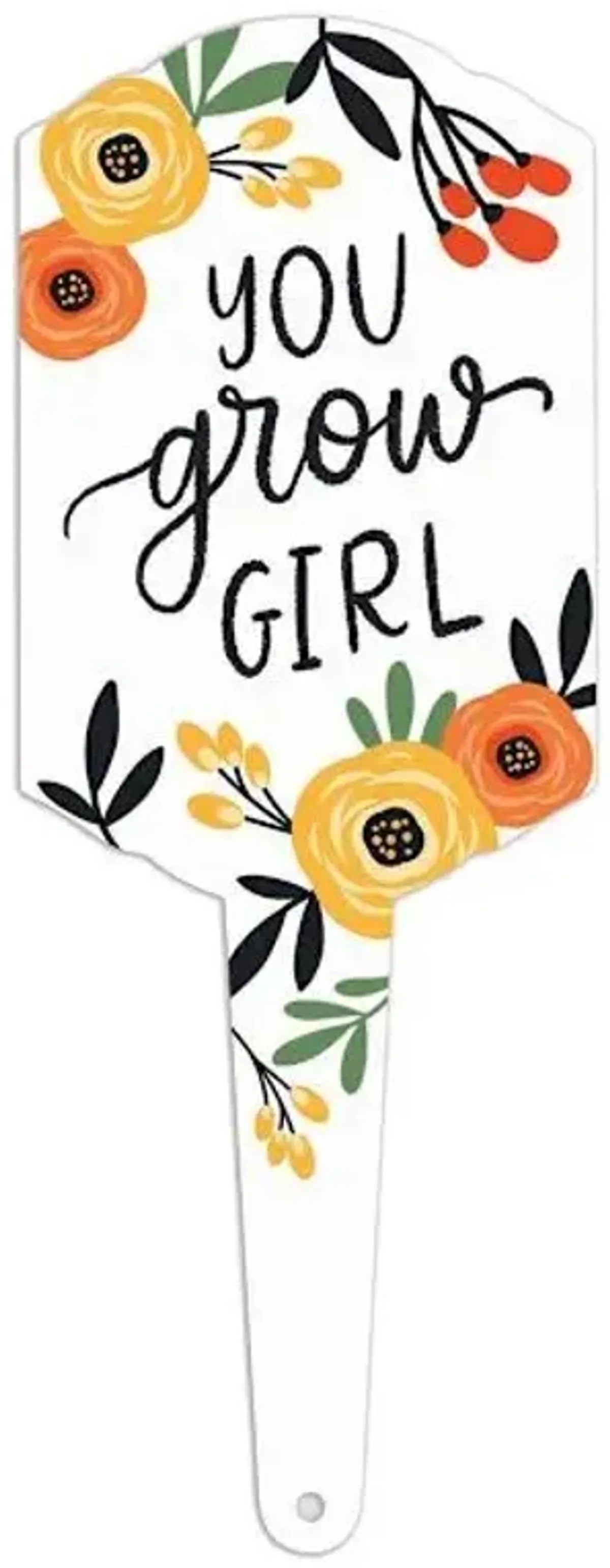 You Grow Girl Yard Stake, 6"