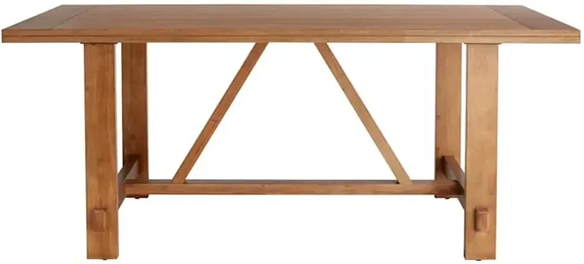 Pasadena Dining Table with Rustic Natural Finish