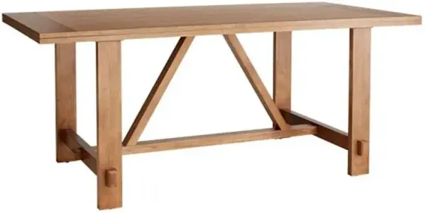 Pasadena Dining Table with Rustic Natural Finish