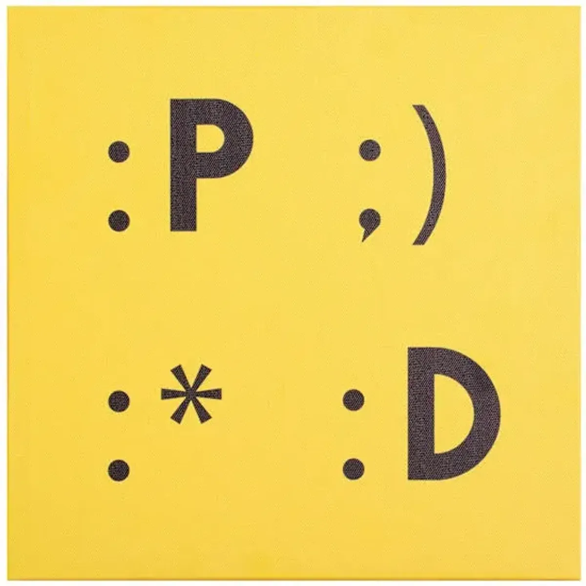 Computer Emoji Canvas Wall Art, 12"