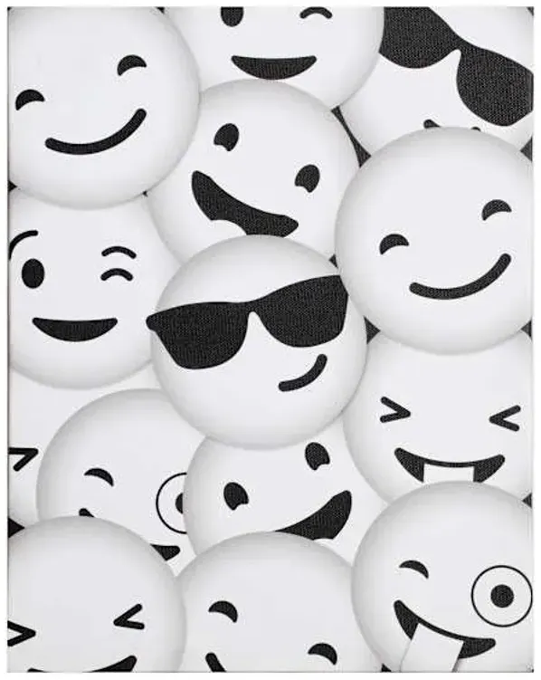 Emojis Canvas Wall Art, 11x14