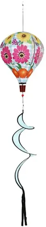 Daisy Balloon Hanging Wind Spinner, 55"