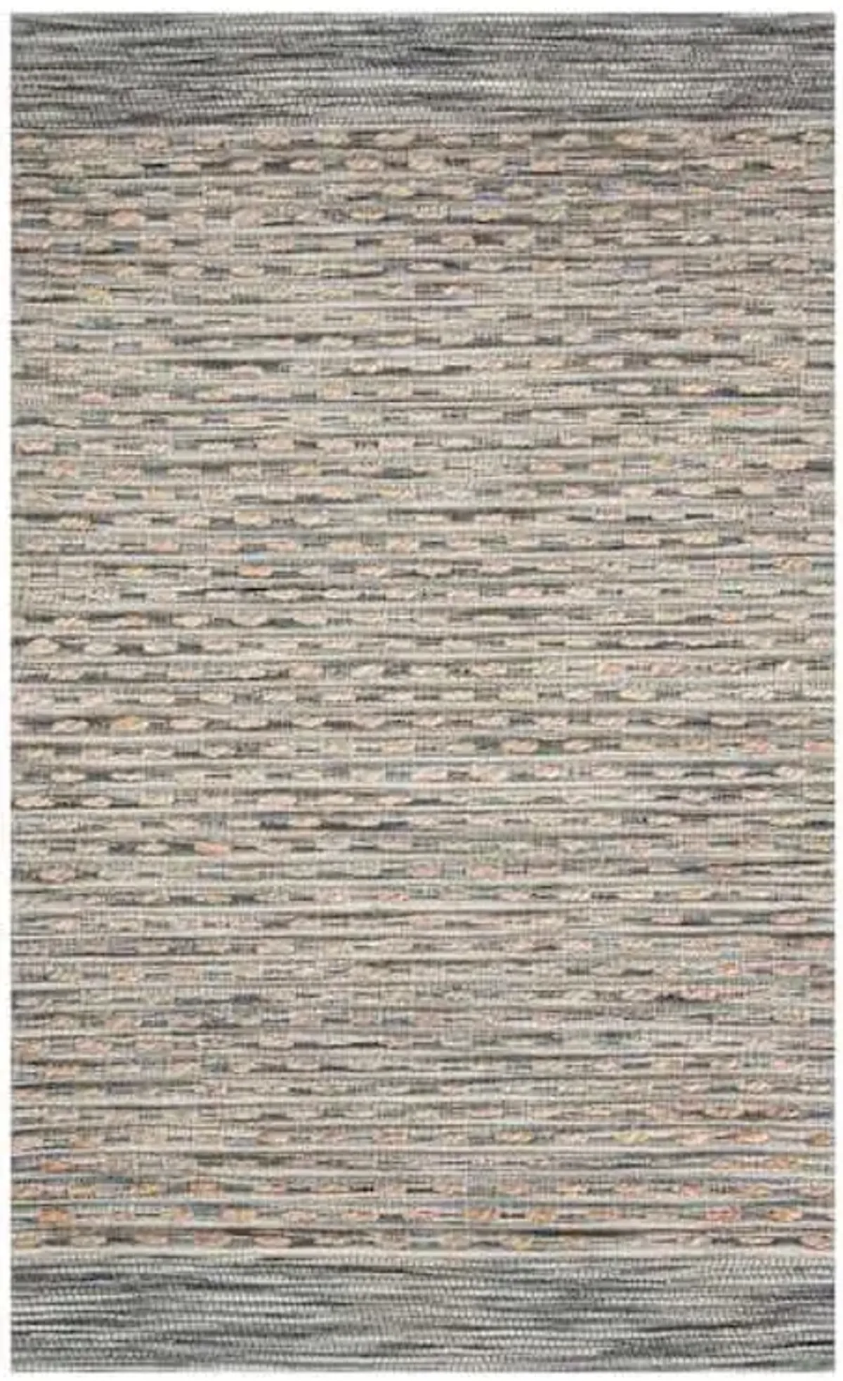 Kennith Blue & Ivory Jute Accent Rug, 2x4